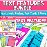 Nonfiction Text Features Posters Anchor Charts Worksheet S