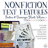 Nonfiction Text Features: Posters & Scavenger Hunt