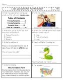 Nonfiction Text Features Practice and Assessment Bundle