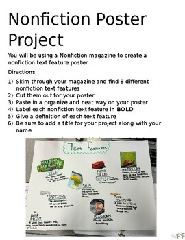 Preview of Nonfiction Text Features Project
