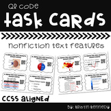 Nonfiction Text Features QR Code Task Cards