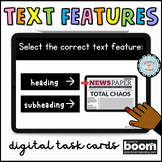 Nonfiction Text Features with Interactive Boom™ Cards | Di