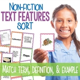 Nonfiction Text Features Sort - Great for Informational Text