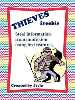 Preview of Nonfiction Text Features {THIEVES}
