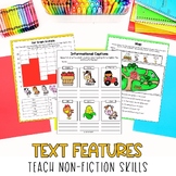 Farm Theme | Nonfiction Text Features | Language Arts Activity