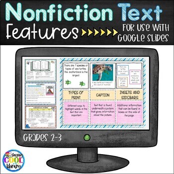 Preview of Nonfiction Text Features for Google Slides