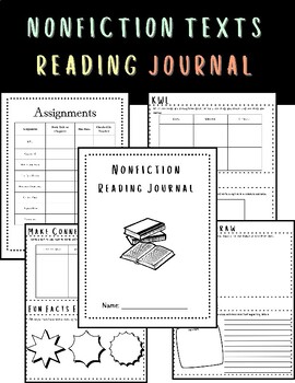 Preview of Nonfiction Text Reading Journal