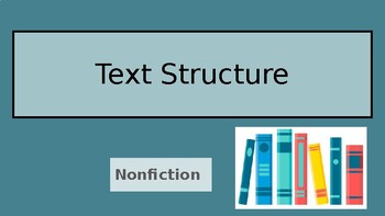 Preview of Nonfiction Text Structure
