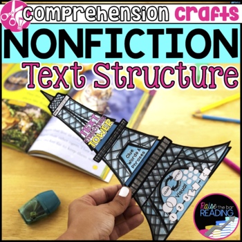 Preview of Nonfiction Text Structure Crafts, Graphic Organizers and Activities