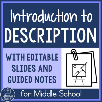 Preview of Nonfiction Text Structure Description Introduction Slides Guided Notes Worksheet