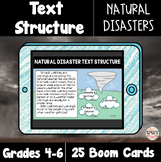 Nonfiction Text Structure: Natural Disaster Boom Cards