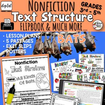 Preview of Text Structure Nonfiction Text Structure RI3.3 3.8 RI4.5 5.5 Digital Print Bats