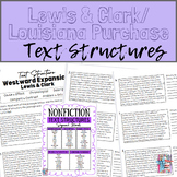 Lewis & Clark/ Louisiana Purchase Nonfiction Text Structur