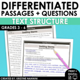 Nonfiction Text Structure Differentiated Reading Comprehen