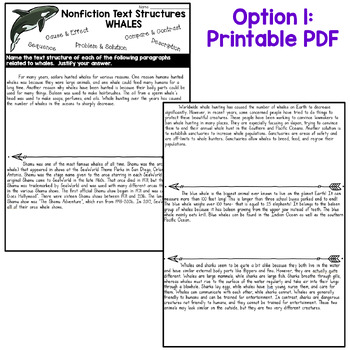 Informational Text Structures- Two Worksheets by Deb Hanson | TpT