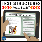 Nonfiction Text Structures Boom Cards