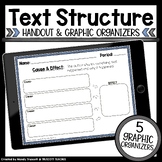 Nonfiction Text Structures Graphic Organizers: Print and Digital