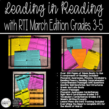 Preview of Nonfiction Text Structures, Greek and Latin Roots, Text Structures, RTI for ELA