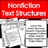 Nonfiction Text Structures Lesson Plan, Notes, Practice, a