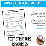 Nonfiction Text Structures Poster & Small Group Resource