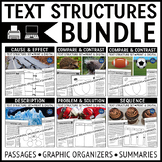 Nonfiction Text Structures Reading Passages and Graphic Or