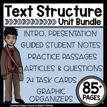 Preview of Nonfiction Text Structures Unit BUNDLE