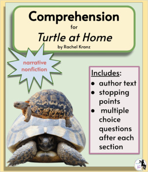 Preview of Nonfiction Text on Turtles, PLUS a Close Reading Guide