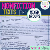 Nonfiction Texts Targeting Articulation & Language {Winter