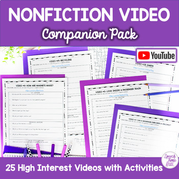 Preview of Nonfiction Video Companion Pack