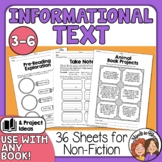 Informational Text Graphic Organizers & Guided Book Reports Print & Digital