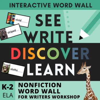Preview of Nonfiction Writers Workshop Toolkit - Visual and Interactive Word Wall