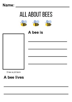 Preview of Nonfiction Writing About Bees!