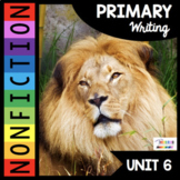 Nonfiction Writing Animal Reports Reading Informational Non-Fiction Zoo