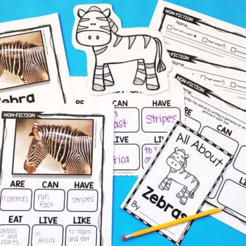 Animal Reports using Zoo Pals by Hefty  Animal report, Reading projects,  School fun