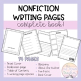 Nonfiction Writing Book Template