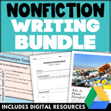 Nonfiction Writing Bundle - Information Text Lessons and W