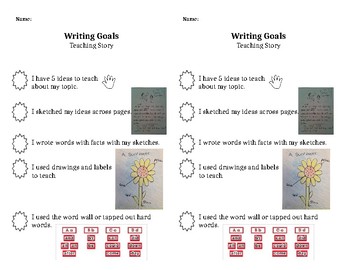 Preview of Nonfiction Writing Checklist/Rubric