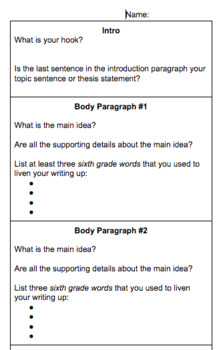 Preview of Nonfiction Writing Revision Checklist