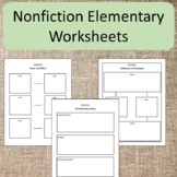 Nonfiction Writing Worksheets Montessori  Elementary Homeschool