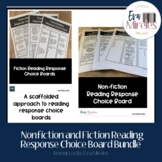 Nonfiction and Fiction Reading Response Choice Board