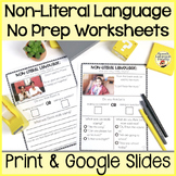 Nonliteral Language: One Page, No Prep Activities: Print a