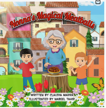 Preview of Nonna's Magical Meatballs E-book Read Aloud for all ages