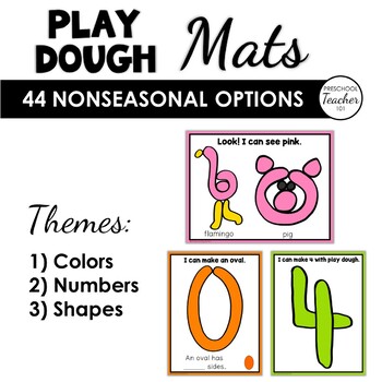 Nonseasonal Play Dough Mats 1