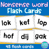 Nonsense Word Flash Cards