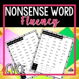 Nonsense Word Fluency Practice, CVCe Words List, Silent e,