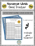 Nonsense Word Fluency Goal Sheet