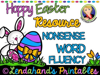 Preview of Easter Nonsense Word Fluency R.T.I. Teacher Pack