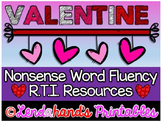 NWF - RTI Nonsense Word Fluency | Valentine's Day CVC Acti