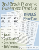 Nonsense Word Fluency mats, DIBELS practice, sight words 2