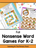 Nonsense Word Fluency Practice: Assessment and Games for K
